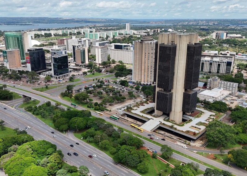 Gráfico da dívida bruta do governo geral em porcentagem do PIB
