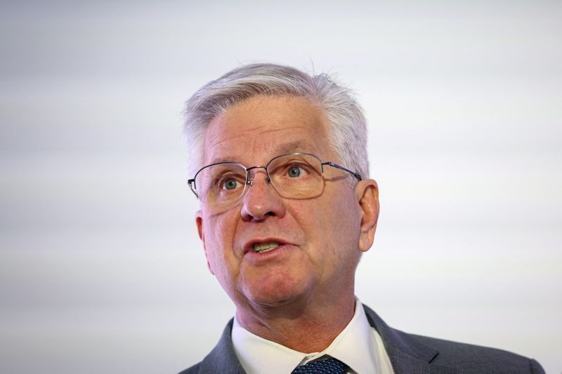 Diretor do Federal Reserve Christopher Waller fala em conferência em