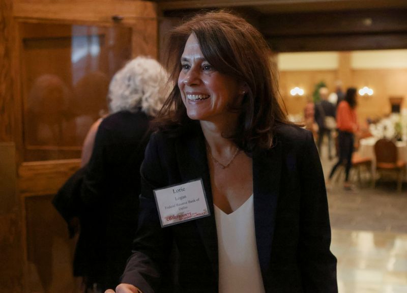 Presidente do Fed de Dallas, Lorie Logan, durante simpósio de