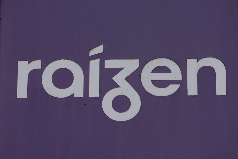 Logotipo da Raizen é visto em São Paulo