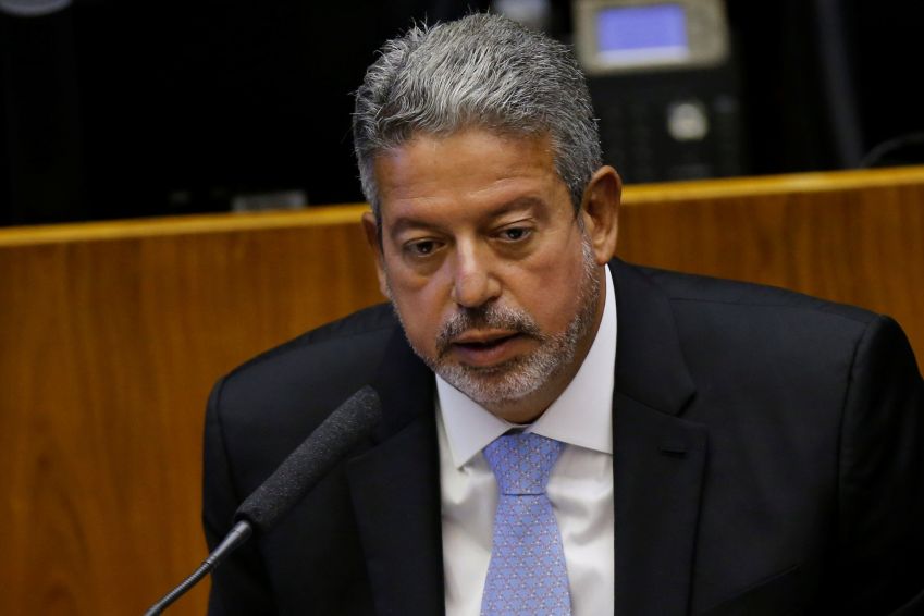 Presidente da Câmara dos Deputados, Arthur Lira, durante sessão do Congresso Nacional em Brasília / 02/02/2022 REUTERS/Adriano Machado
