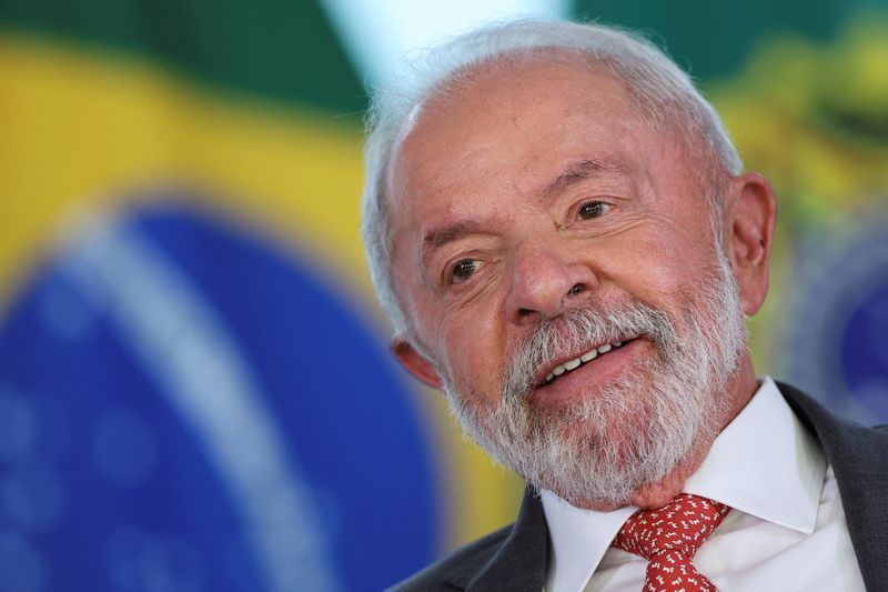 Presidente Luiz Inácio Lula da Silva durante cerimônia no Palácio