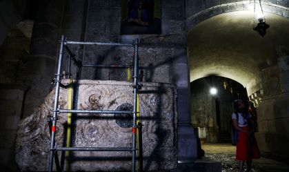 Pesquisadores descobrem antigo altar da Igreja do Santo Sepulcro