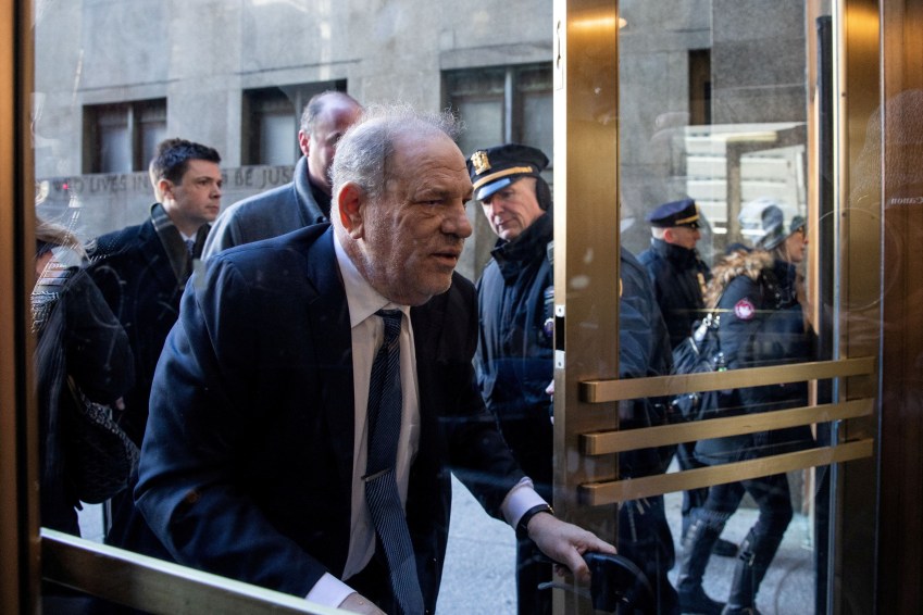 Harvey Weinstein em Nova York / 21/2/2020 REUTERS/Jeenah Moon