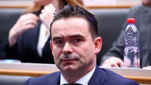 Marc Overmars em Nyon, Suíça