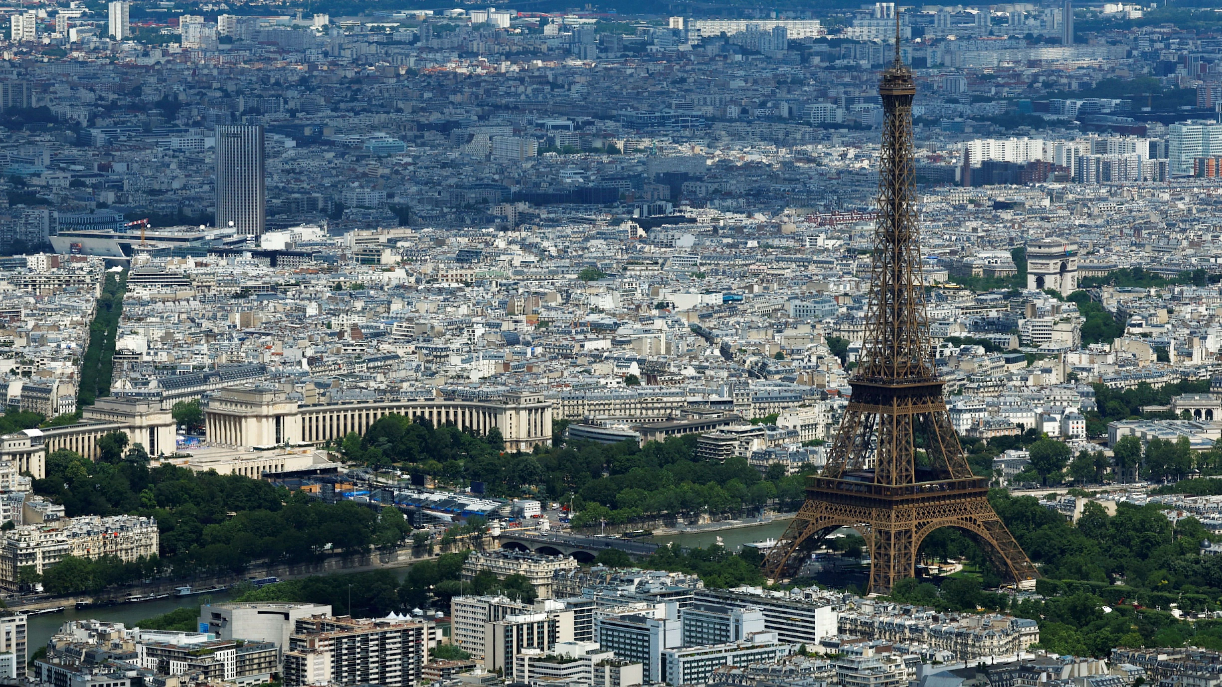 Vista aérea de Paris