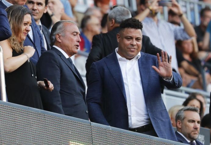 Ronaldo em jogo Barcelona x Real Valladolid • 28/8/2022 REUTERS/Nacho Doce