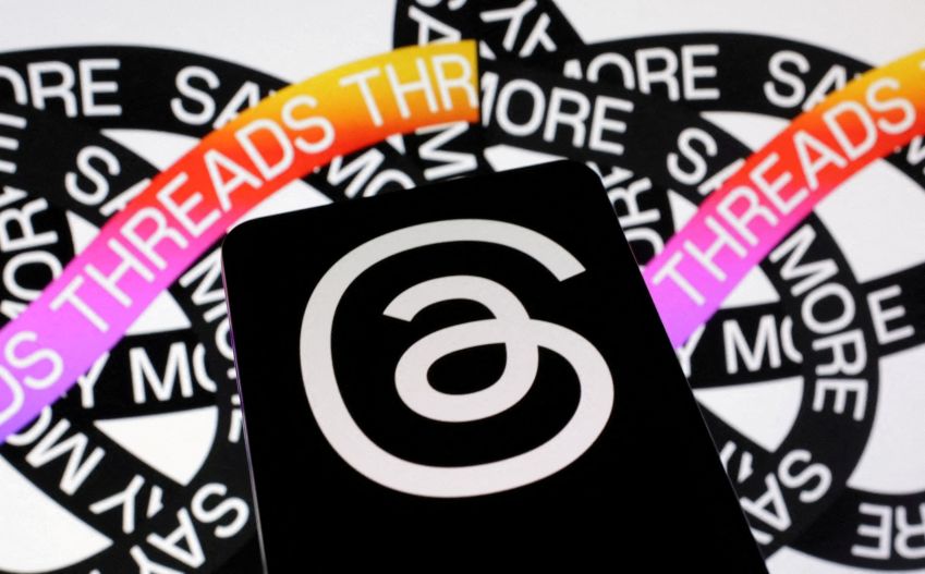 Ilustração de logotipo do Threads • REUTERS/Dado Ruvic