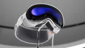 Vision Pro, da Apple, em conferência de desenvolvedores na Califórnia, EUA