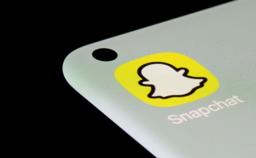 App Snapchat em um smartphone em imagem de ilustração • 13/07/2021 REUTERS/Dado Ruvic