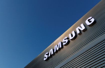 Logo da Samsung em Barcelona