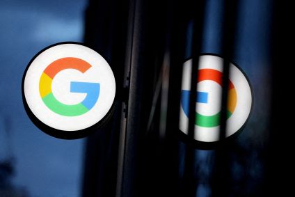 Logo do Google em Nova York
