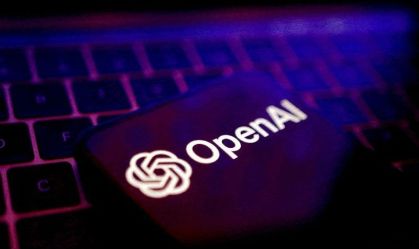 Ilustração com logo da OpenAI