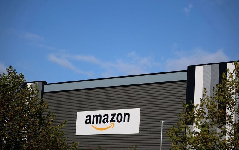 Depósito da Amazon em Manchester, na Inglaterra