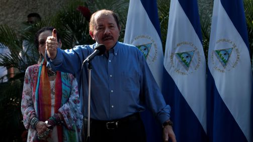 Daniel Ortega, presidente da Nicarágua