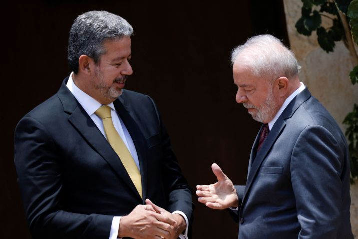 O presidente da Câmara, Arthur Lira, e Lula em Brasília / 9/11/2022 Adriano Machado/Reuters