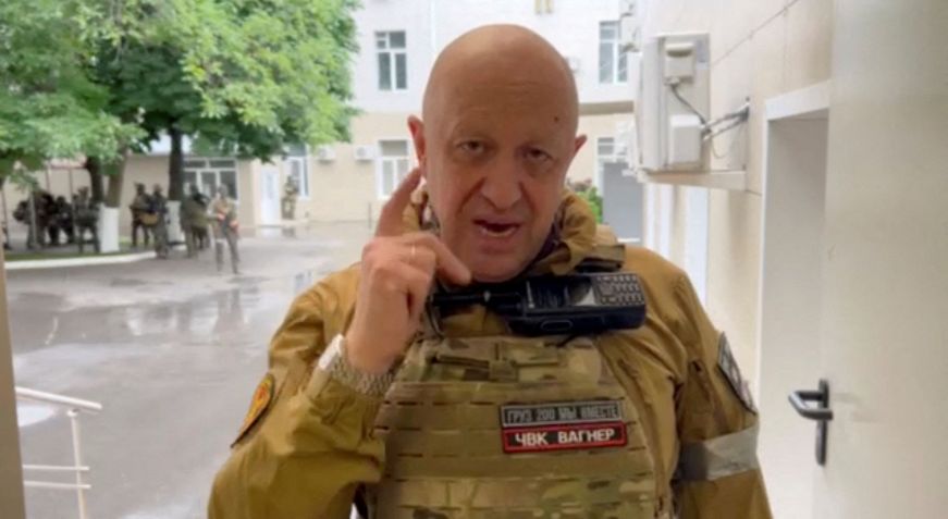 Chefe do grupo mercenário russo Wagner, Yevgeny Prigozhin / 24/06/2023 Imagem obtida de vídeo. Serviço de Imprensa da "Concord"/Divulgação via REUTERS