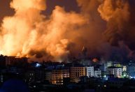 Jatos israelenses atingiram 750 alvos militares no norte de Gaza durante a noite, diz Israel