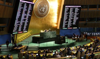 Assembleia da ONU pede que Conselho reconsidere adesão da Palestina