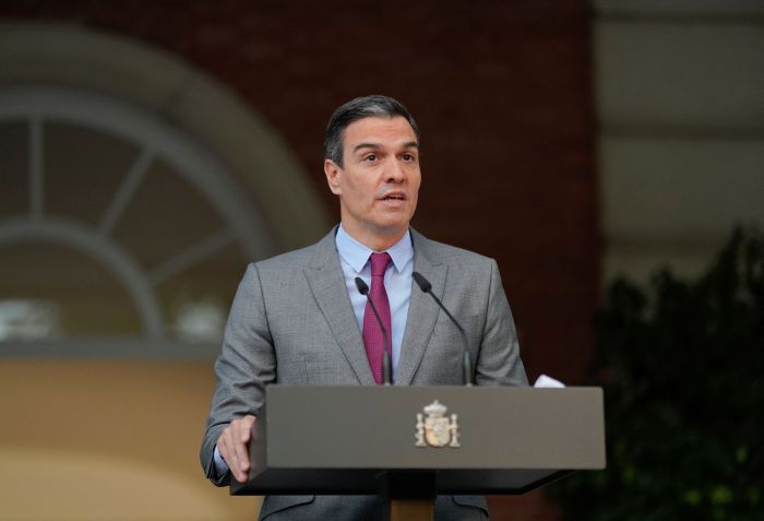 Premiê espanhol Pedro Sánchez em Madri / 22/6/2021 REUTERS/Juan Medina
