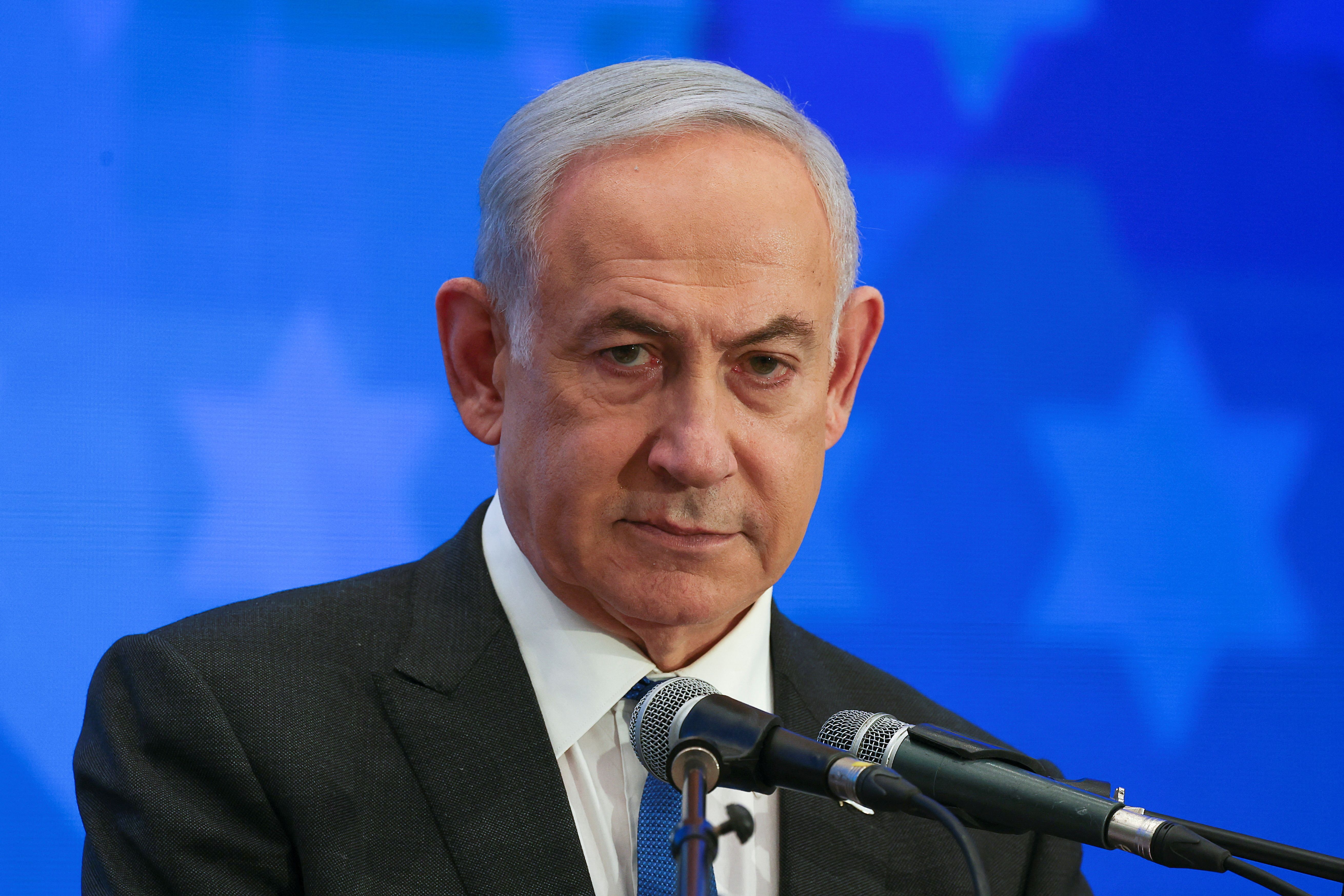 Primeiro-ministro de Israel, Benjamin Netanyahu, em Jerusalém