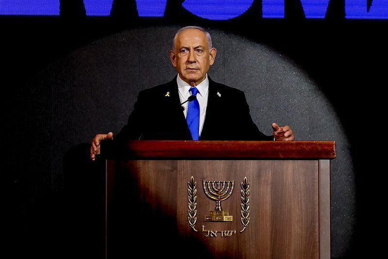 Primeiro-ministro israelense, Benjamin Netanyahu