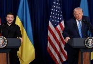 Zelensky discute presença de tropas dos EUA na Ucrânia com Trump