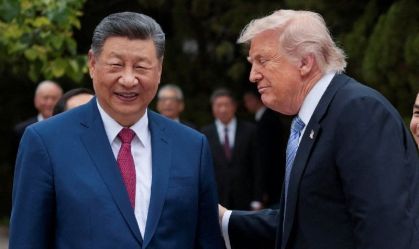 O presidente dos EUA, Trump, visita a China