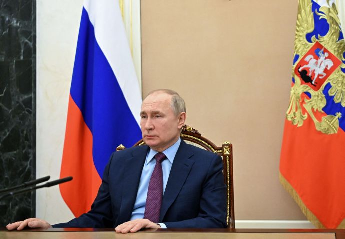 Presidente da Rússia, Vladimir Putin, durante reunião em Moscou / Sputnik/Aleksey Nikolskyi/Kremlin via REUTERS
