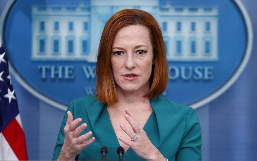 Porta-voz da Casa Branca, Jen Psaki / 04/03/2022 REUTERS/Evelyn Hockstein