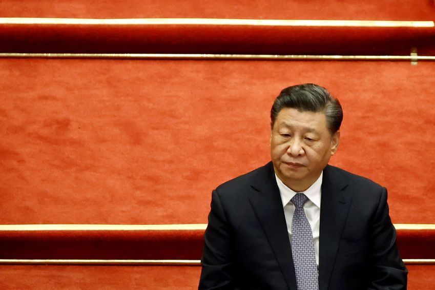 Presidente da China, Xi Jinping, em Pequim / 04/03/2022 REUTERS/Carlos Garcia Rawlins