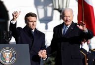 Biden visita Macron na França para comemorações dos 80 anos do 