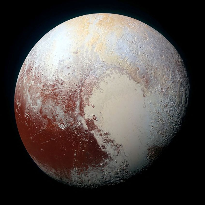 Vista de Plutão em um imagem da Nasa de 2015. / Divulgação via Reuters