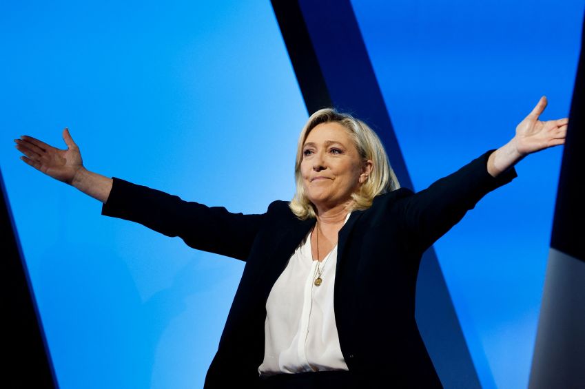Marine Le Pen, candidata presidencial de extrema-direita na França / Albert Gea/Reuters (07.abr.2022)