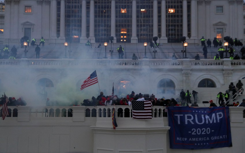 Apoiadores de Trump atacam o Capitólio em Washington / 06/01/2021 REUTERS/Leah Millis