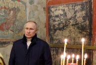 Putin elogia Igreja Ortodoxa Russa por apoiar tropas na Ucrânia