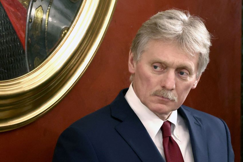 Porta-voz do Kremlin, Dmitry Peskov, durante entrevista coletiva em Moscou / 22/12/2022 Sputnik/Valeriy Sharifulin/Pool via REUTERS