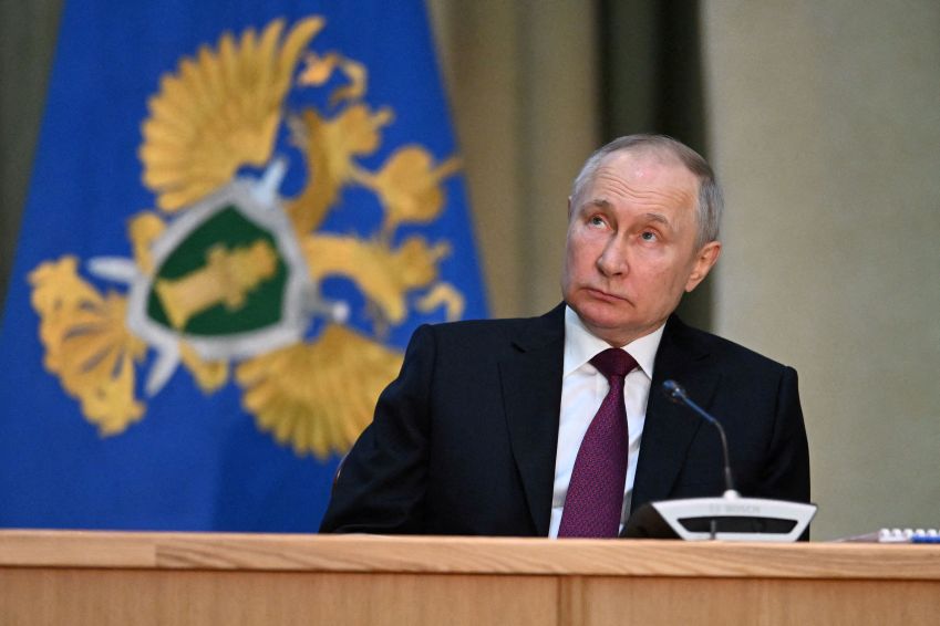 Presidente russo, Vladimir Putin, durante reunião em Moscou, Rússia / 15/03/2023 Sputnik/Pavel Bednyakov/Pool via REUTERS