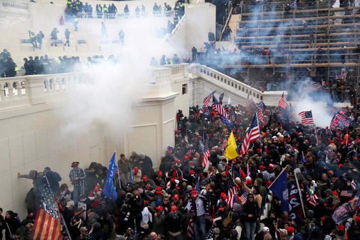 Ataque ao Capitólio em Washington em janeiro de 2021 / 06/01/2021 REUTERS/Shannon Stapleton