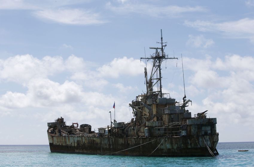 Navio Sierra Madre no Mar do Sul da China / 29/3/2014 REUTERS/Erik De Castro