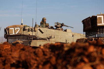 Militares de Israel participam de exercício perto da fronteira com o Líbano
