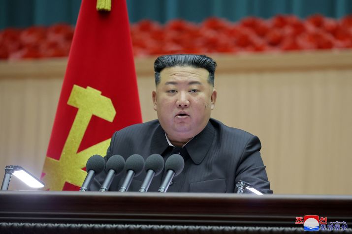 Líder norte-coreano, Kim Jong Un / 05/12/2023 KCNA via REUTERS