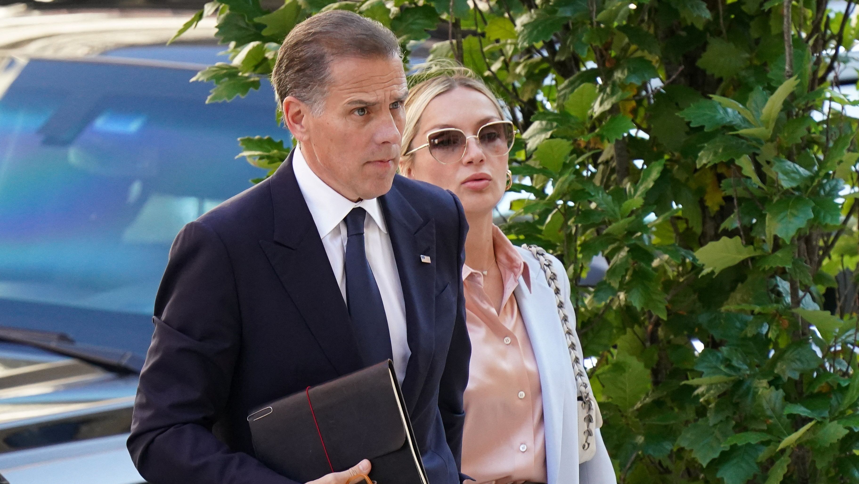 Hunter Biden, filho do presidente dos EUA Joe Biden, chega
