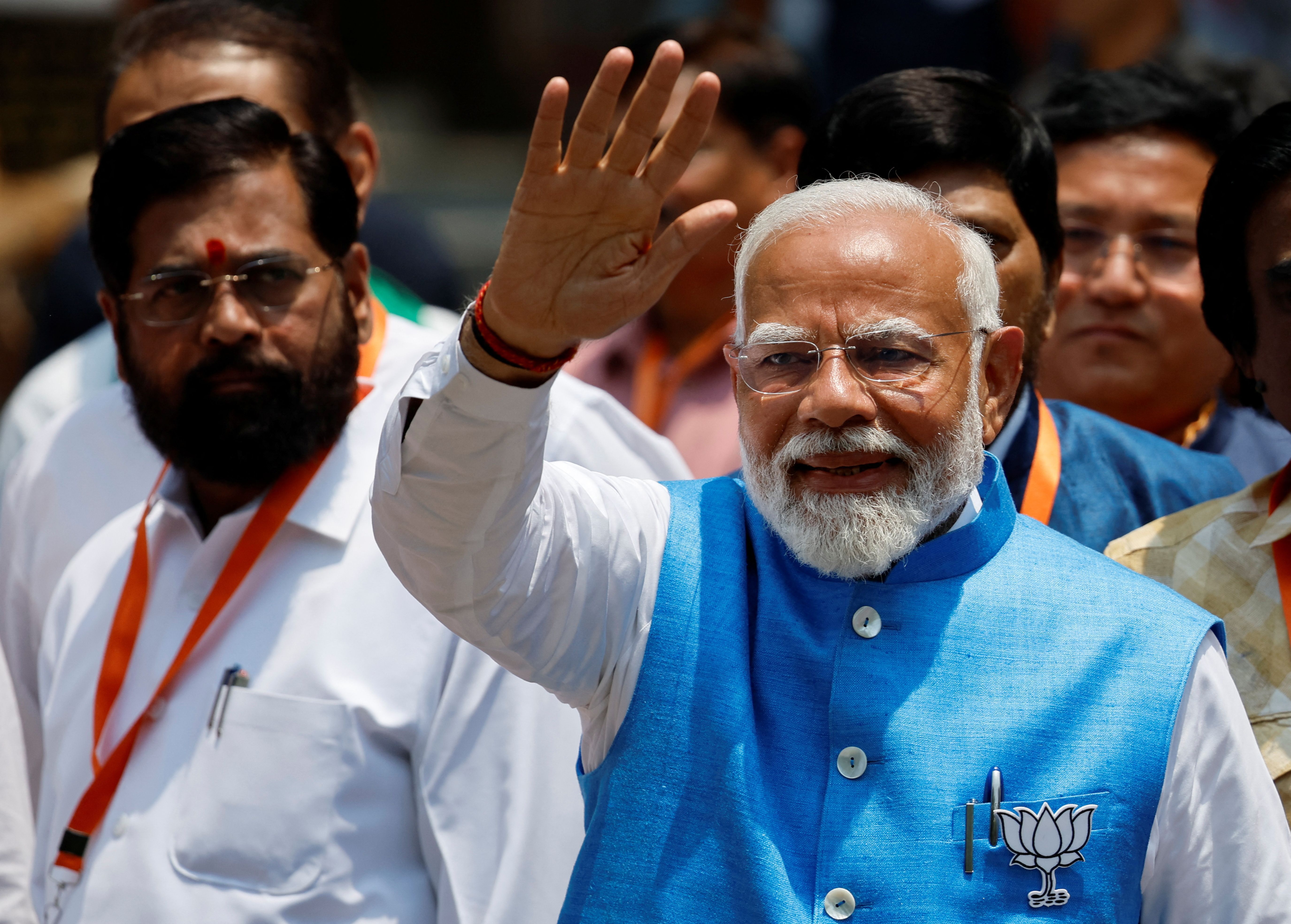 Primeiro-ministro da Índia, Narendra Modi, em Varanasi / 14/05/2024 REUTERS/Adnan Abidi