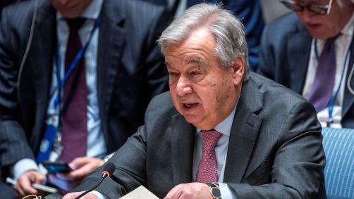 Secretário-geral da ONU, António Guterres