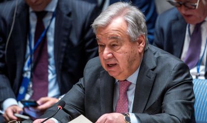 Secretário-geral da ONU, António Guterres