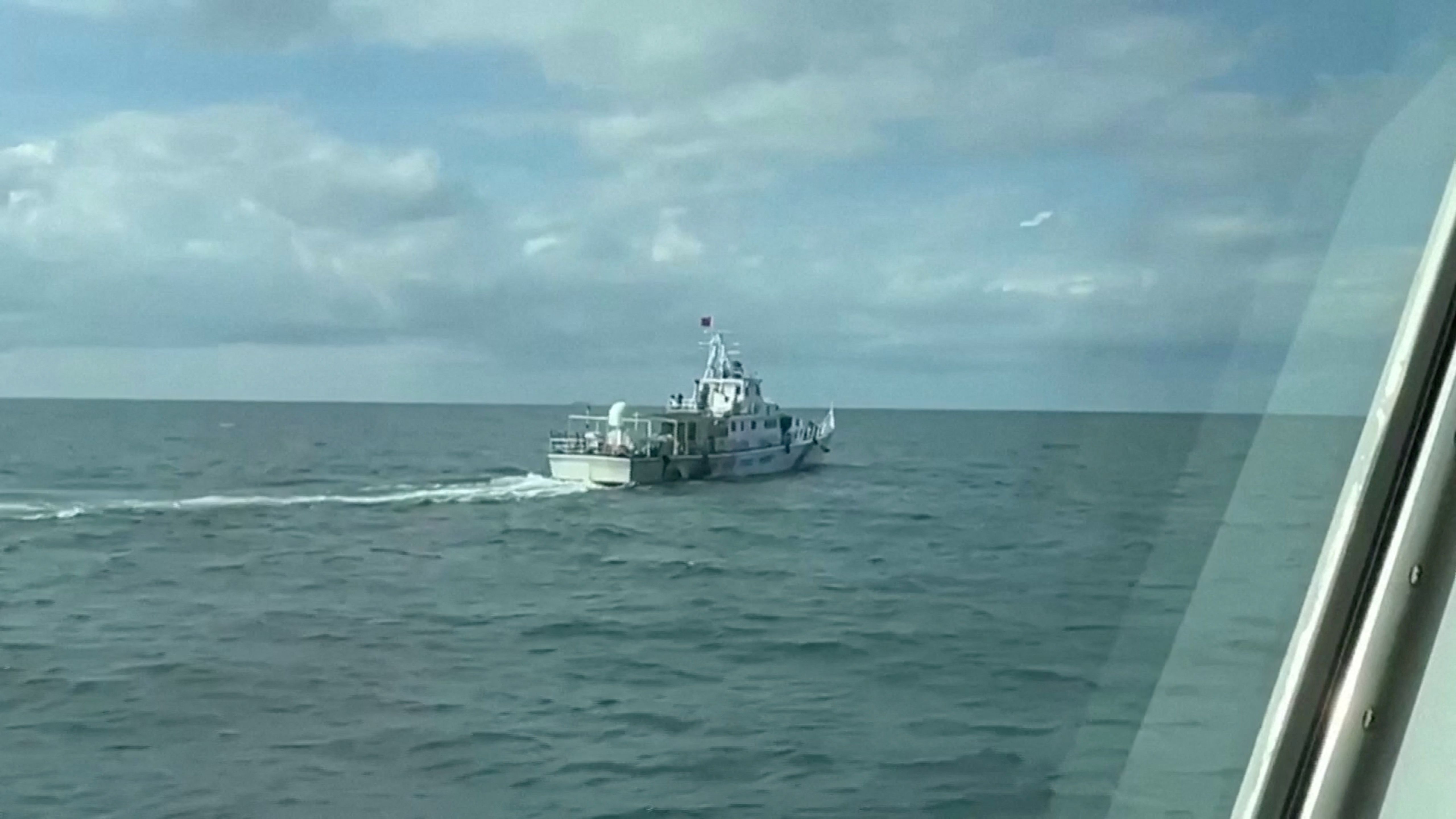 Embarcação apontada por Taiwan como da China e que estava
