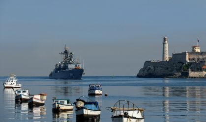 Navios de guerra russos fazem visita de rotina a Cuba