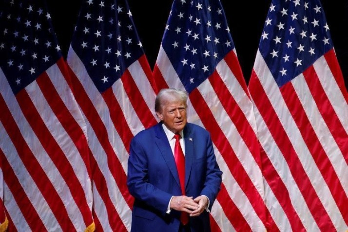 Donald Trump em Asheville, Carolina do Norte / 14/8/2024 REUTERS/Jonathan Drake