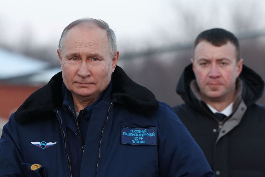 Presidente russo Vladimir Putin em Kazan / 22/2/2024 Sputnik/Alexander Kazakov/Pool via REUTERS
